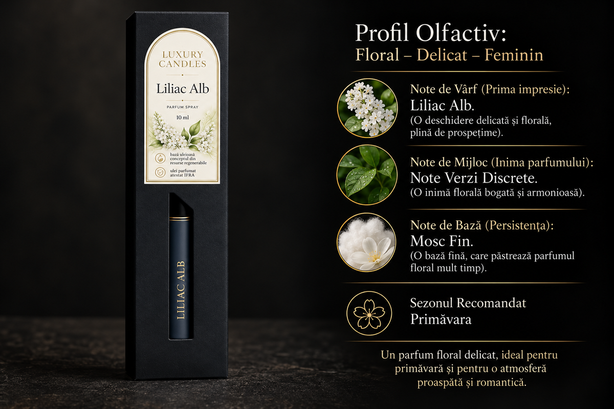LILIAC ALB - Parfum ambiental spray 10 ml