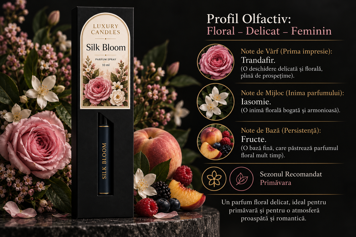 SILK BLOOM - Parfum ambiental spray 10ml