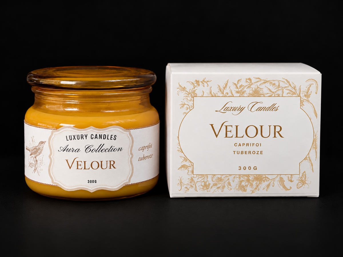 VELOUR - Lumânare din ceară de soia 300g