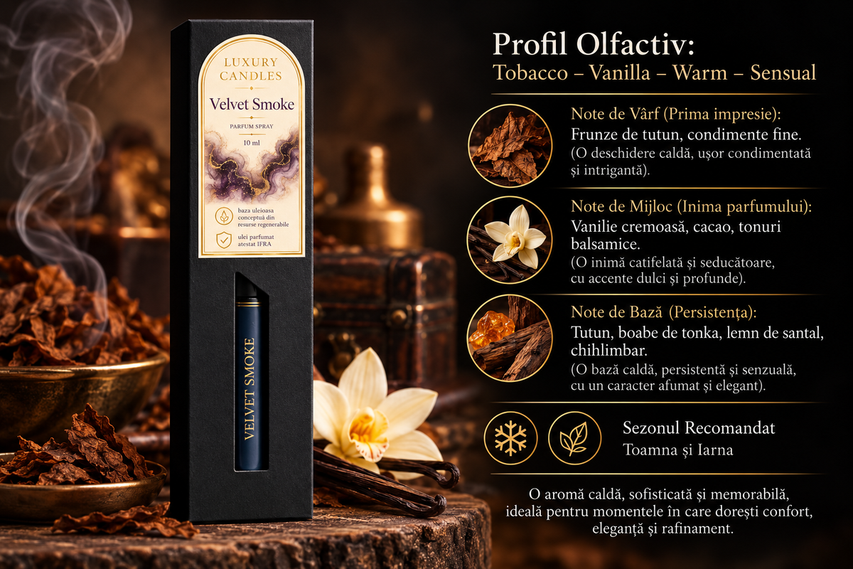 VELVET SMOKE - Parfum ambiental spray 10ml