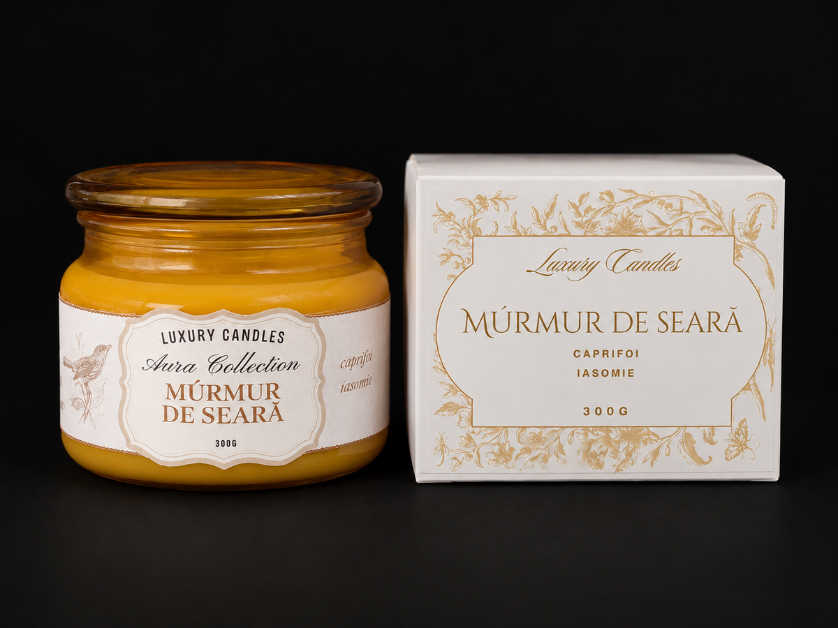 MURMUR DE SEARĂ - Lumânare din ceara de soia 300g